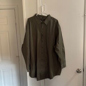 Olive Green Men's Shirt